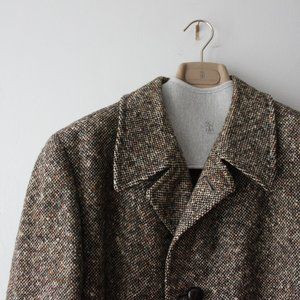 Vintage 70's Wool Brown Coat